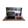 1.LIVERPOOL FOLDAWAY DESK (STORM GREY & SAHARA)