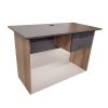 1.LONDON 2 DRAWER DESK (STORM GREY & SAHARA) 120cm