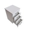 2.CAMBRIDGE 4 DRAWER PEDASTAL (WHITE)