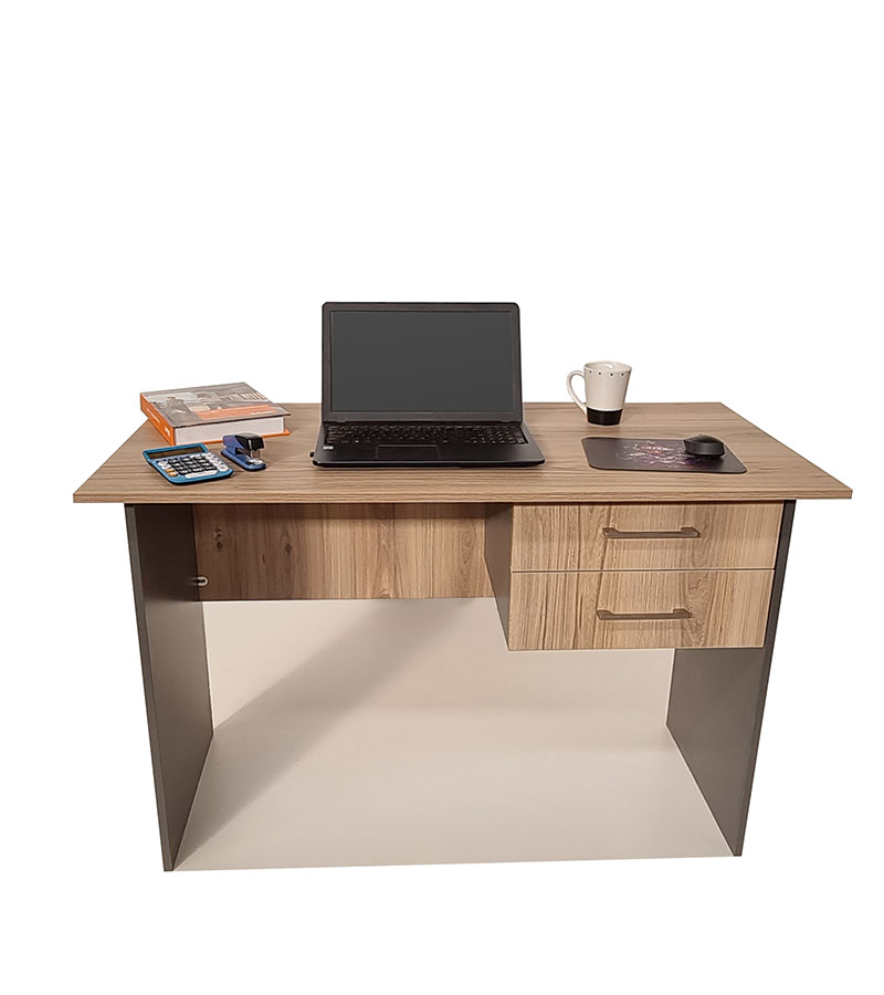 120cm London 2 Drawer Desk Flatpack DIY