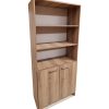 2.OXFORD 5 SHELF 2 DOOR BOOK,FILING CABINET (600 & 800mm) SAH (2)