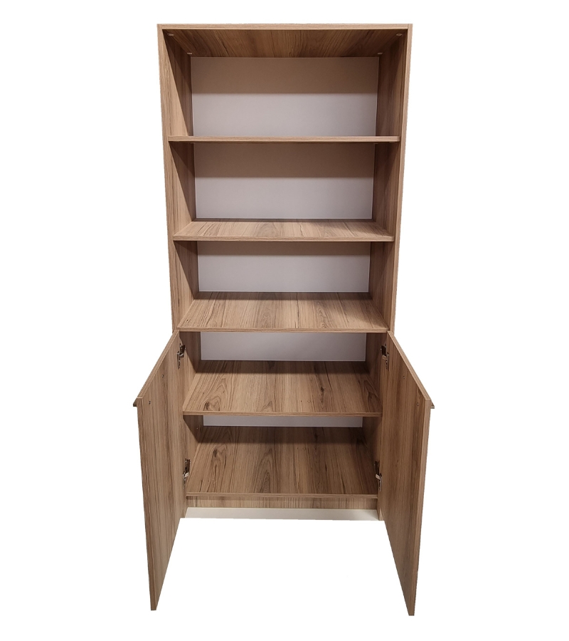 2.OXFORD 5 SHELF 2 DOOR BOOK,FILING CABINET (600 & 800mm) SAH (3)