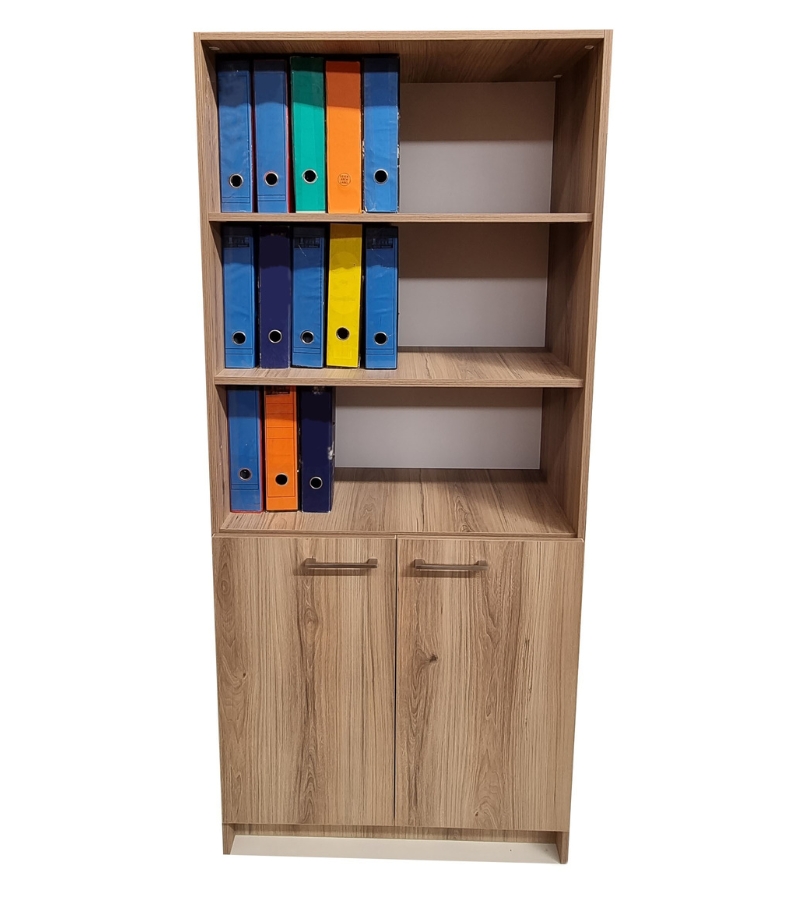2.OXFORD 5 SHELF 2 DOOR BOOK,FILING CABINET (600 & 800mm) SAH