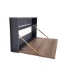 3.LIVERPOOL FOLDAWAY DESK (STORM GREY & SAHARA)