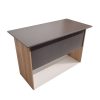 3.LONDON 2 DRAWER DESK (STORM GREY & SAHARA) 120cm