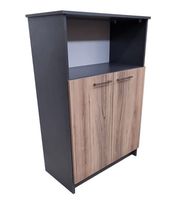 Oxford 3 Shelf,2 Door Book/Filing Cabinet 80cm - Flatpack DIY