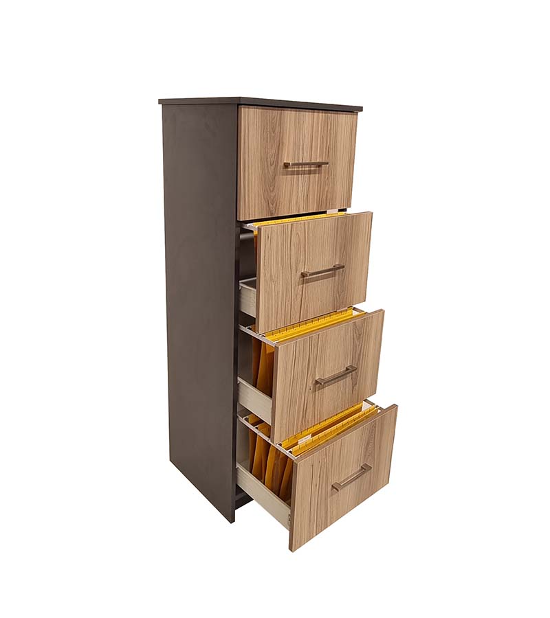1. COLCHESTER HANGING FOLDER CHEST (STORM GREY & SAHARA)