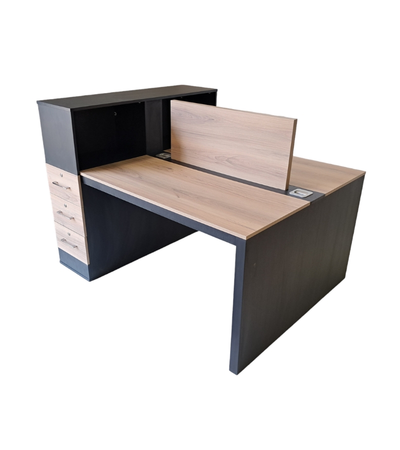 Kingston Double Workstation - Sahara & Ebony